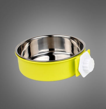 Stainless steel dog bowl
