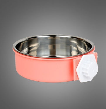 Stainless steel dog bowl