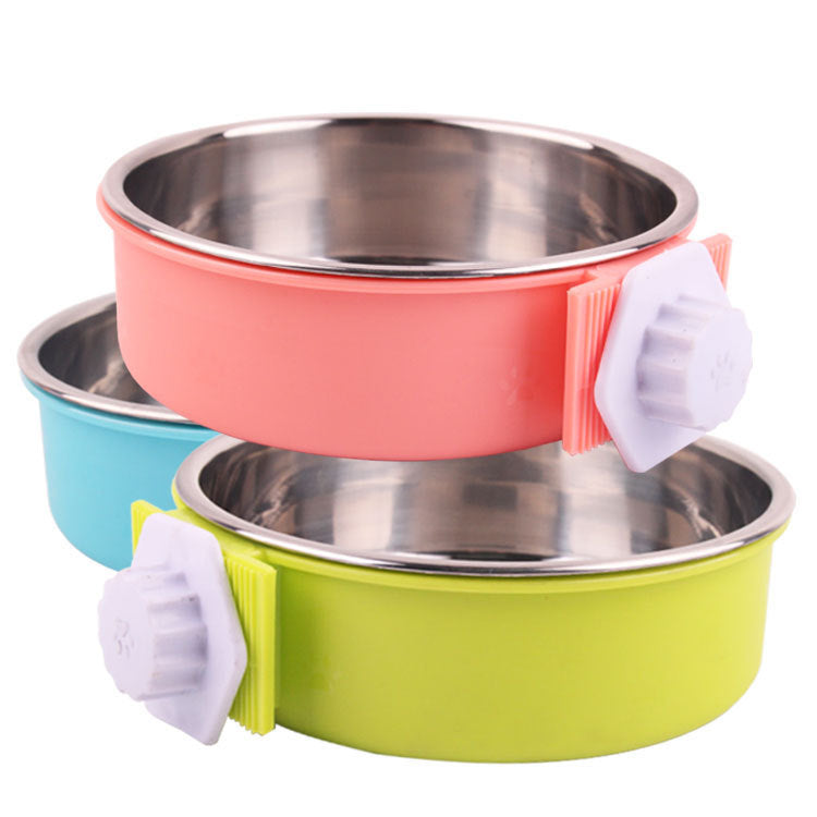 Stainless steel dog bowl